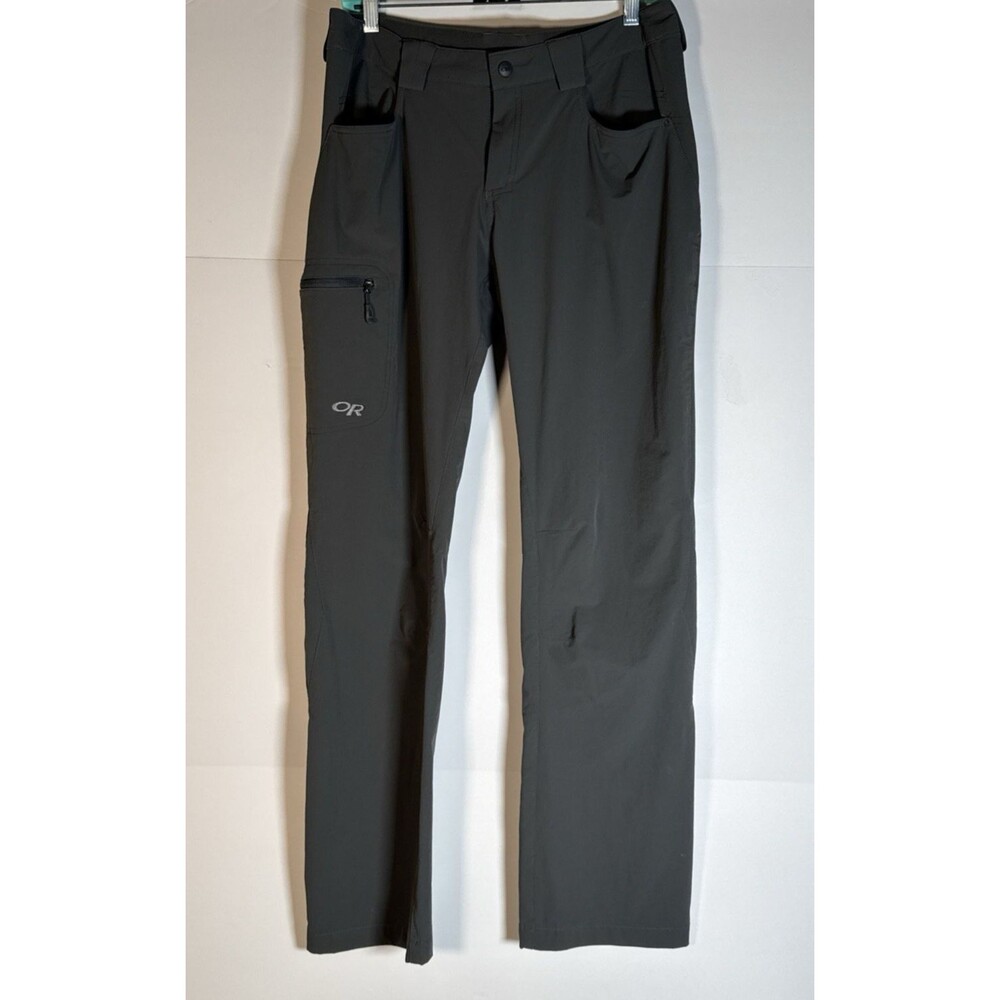 Outdoor Research Womens Voodoo Pants Hiking Travel Lightweight Size 12 EUC Green